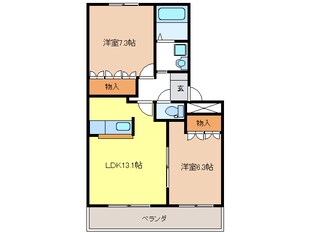 アリエス不二の物件間取画像